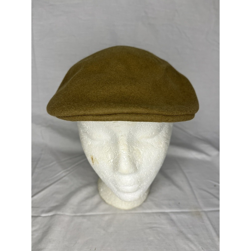 Vintage Foldafelt Immacula Wool Newsboy Hat Brown Made In England